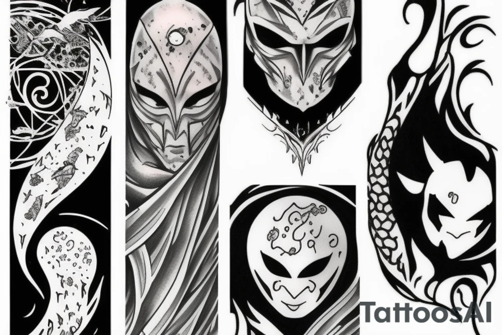 moon knight tatto tattoo idea
