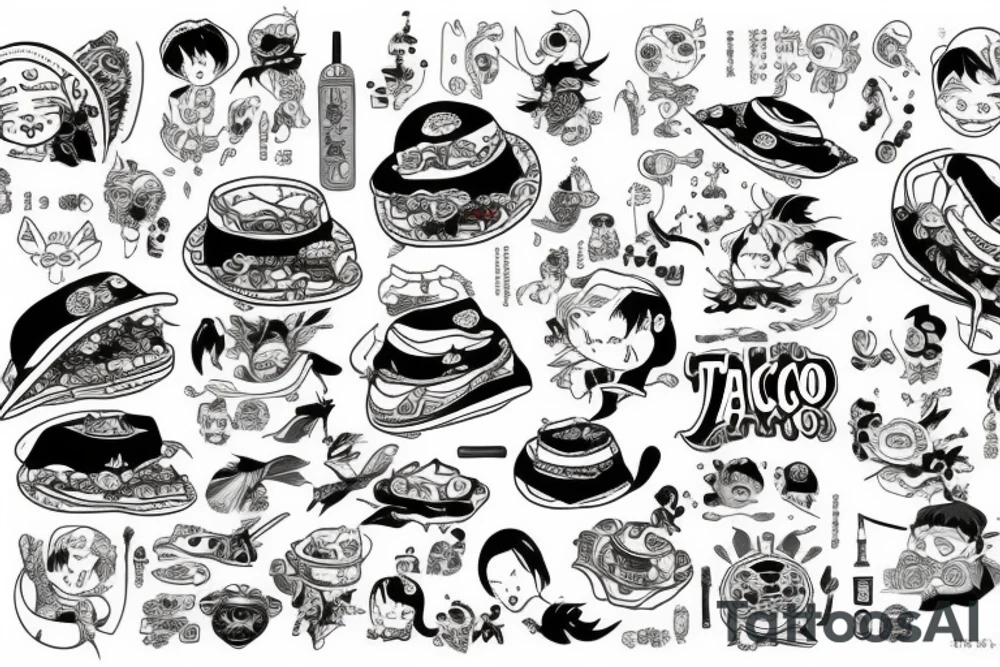 tacos tattoo idea