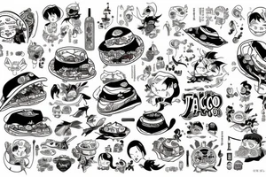 tacos tattoo idea