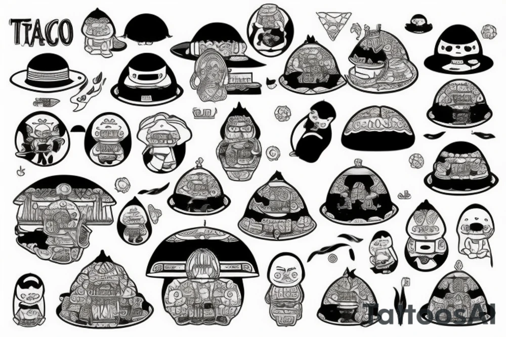tacos tattoo idea