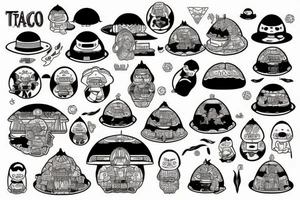 tacos tattoo idea