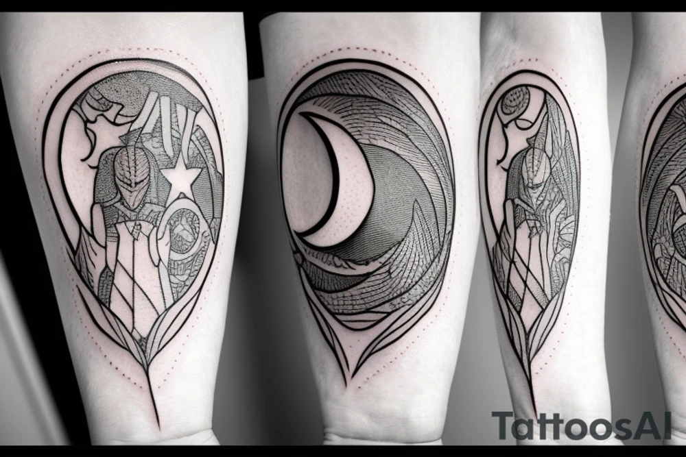 moon knight tatto tattoo idea