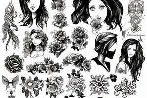 Teen girl tattoo idea