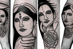 Santosh Laxmi tattoo idea