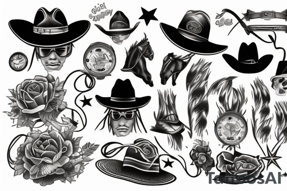 Cowboy tattoo idea