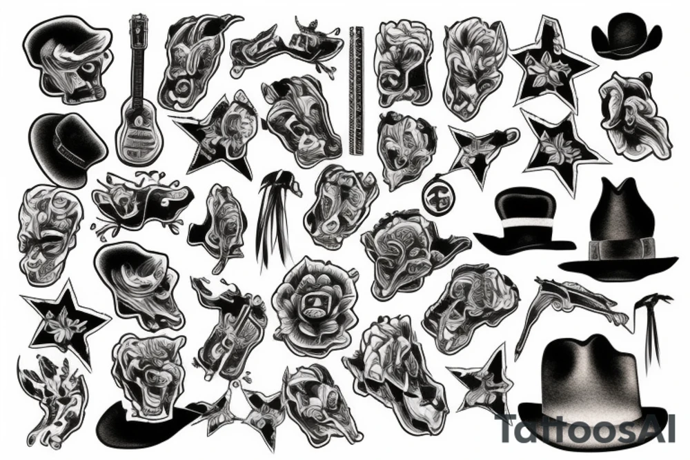 Cowboy tattoo idea