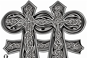 Orthodox cross
4 elements tattoo idea