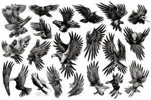 Hawk from above tattoo idea