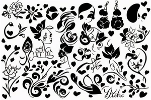 3 daughters tattoo idea