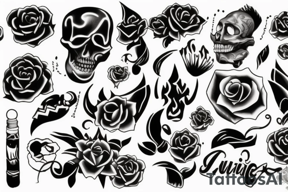 Grave tattoo idea