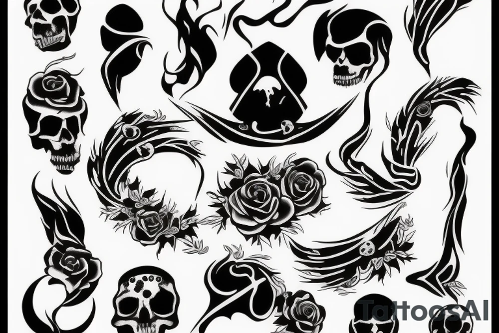 Grave tattoo idea
