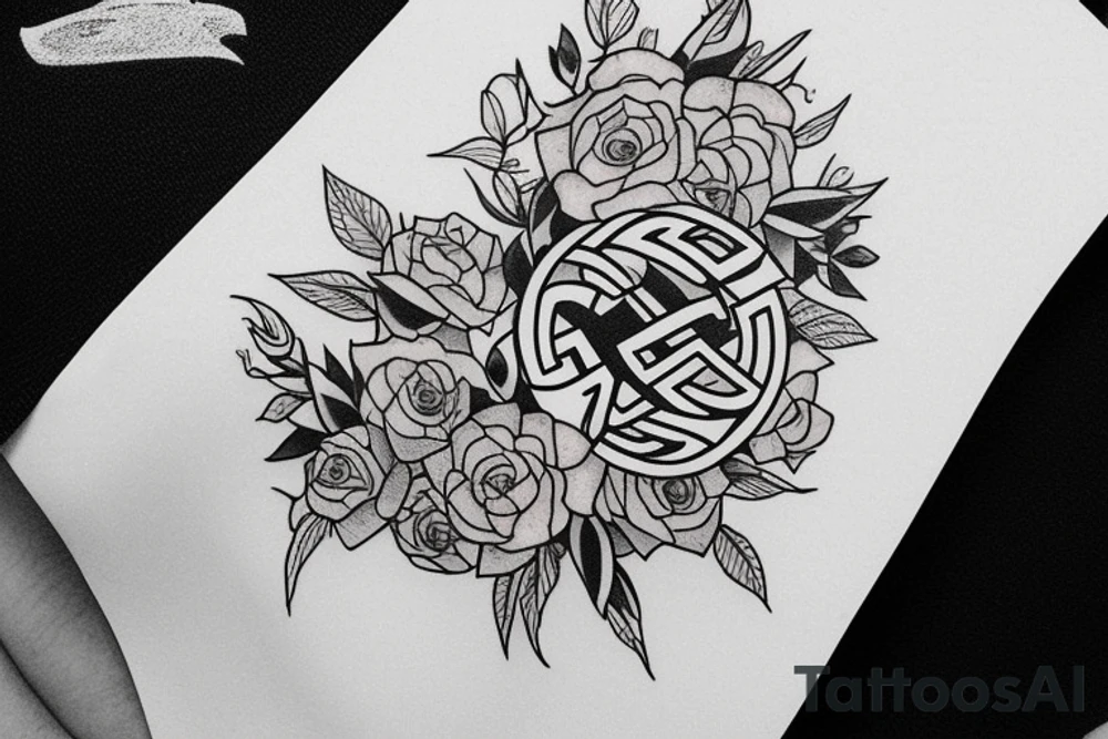 Nice looking bag tattoo idea