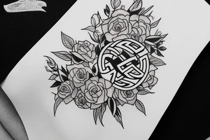 Nice looking bag tattoo idea