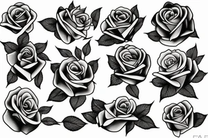 lemon with roses tattoo idea