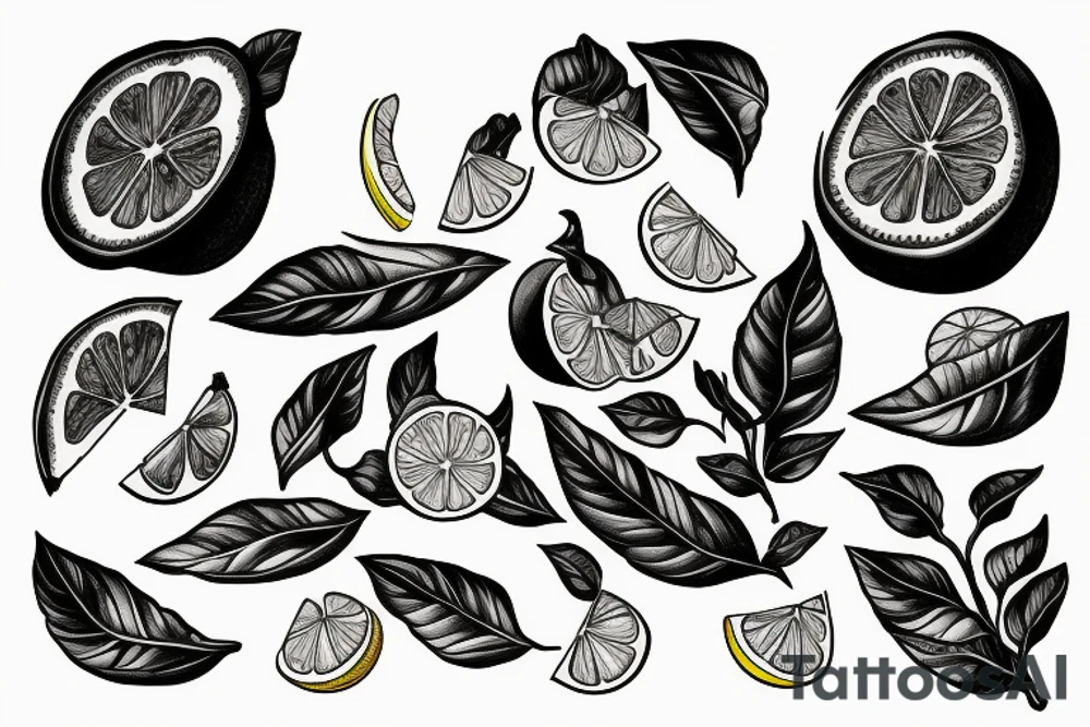 lemon tattoo idea