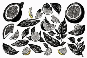 lemon tattoo idea