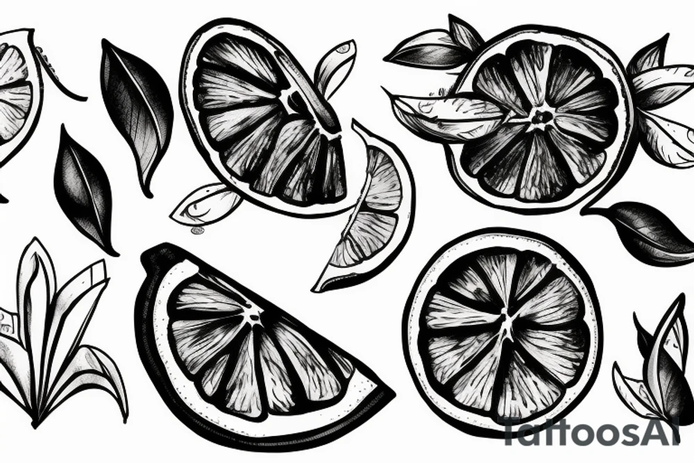 lemon tattoo idea