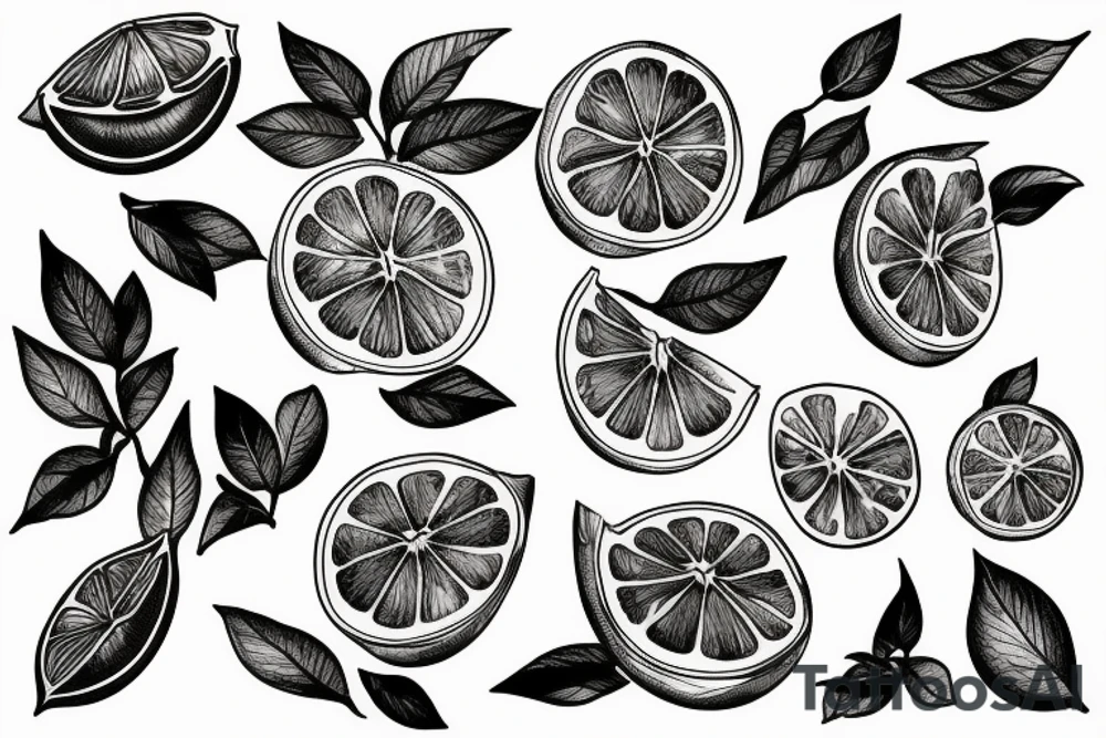 lemon tattoo idea