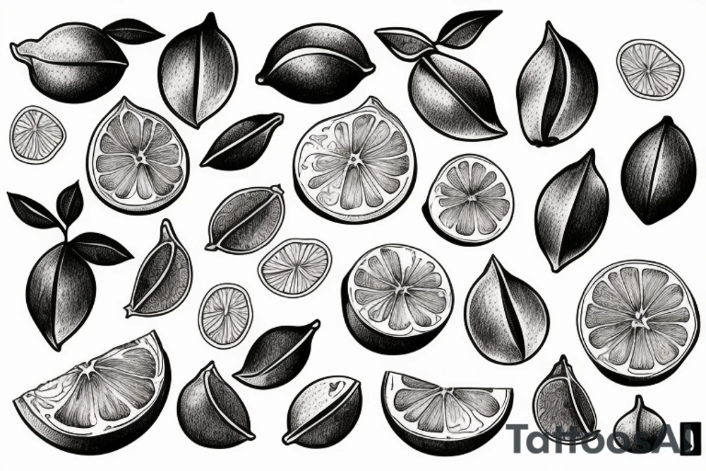 lemon tattoo idea