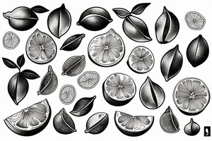 lemon tattoo idea