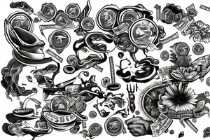 Money tattoo idea