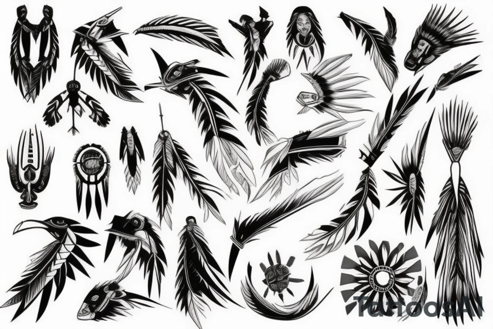 native american tattoo idea