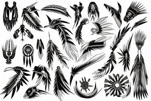 native american tattoo idea