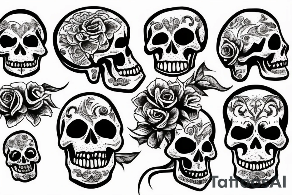 skull tattoo idea