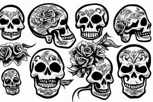 skull tattoo idea