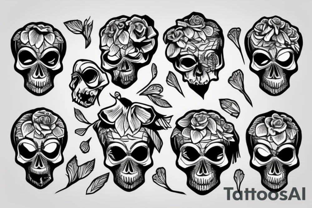 skull tattoo idea