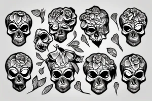 skull tattoo idea