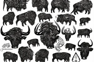 buffalo tattoo idea