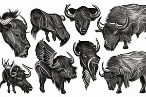 buffalo tattoo idea