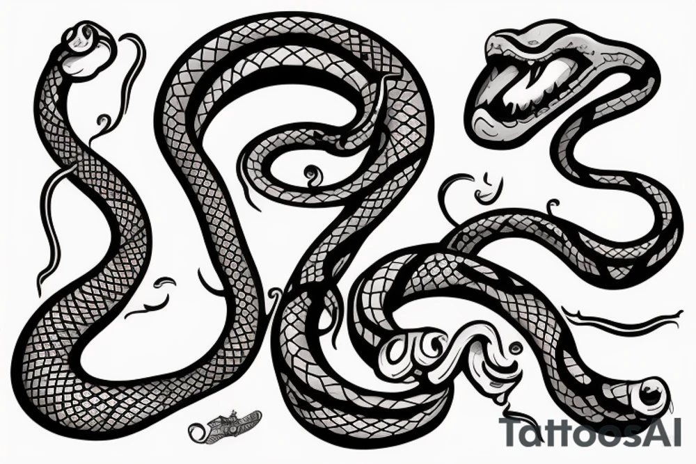 Snake tattoo idea