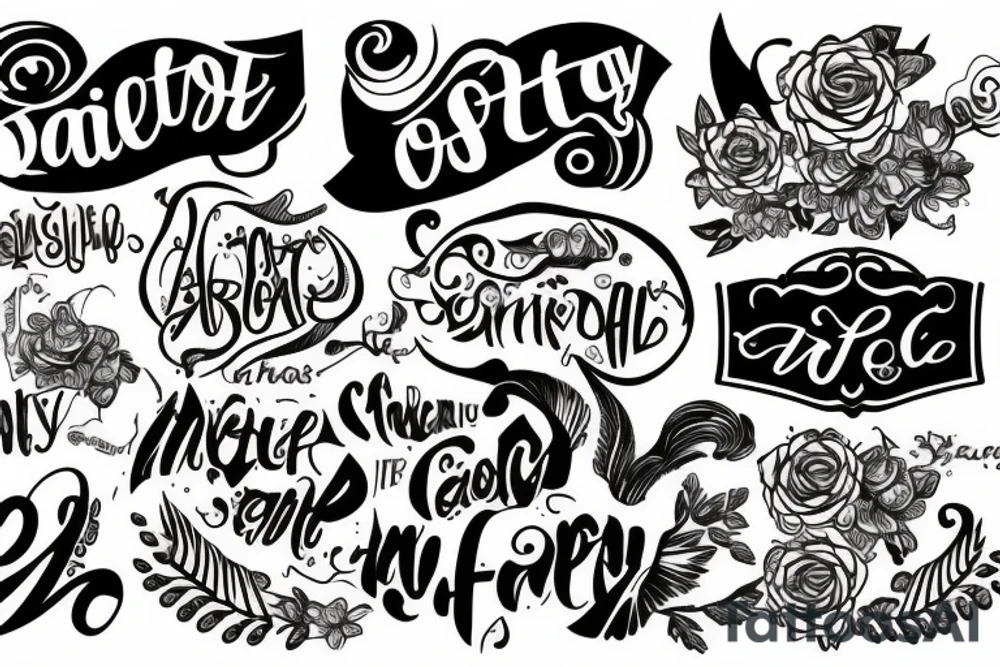 The only thing tattoo idea