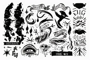 PTSD and feeling of drowning tattoo idea