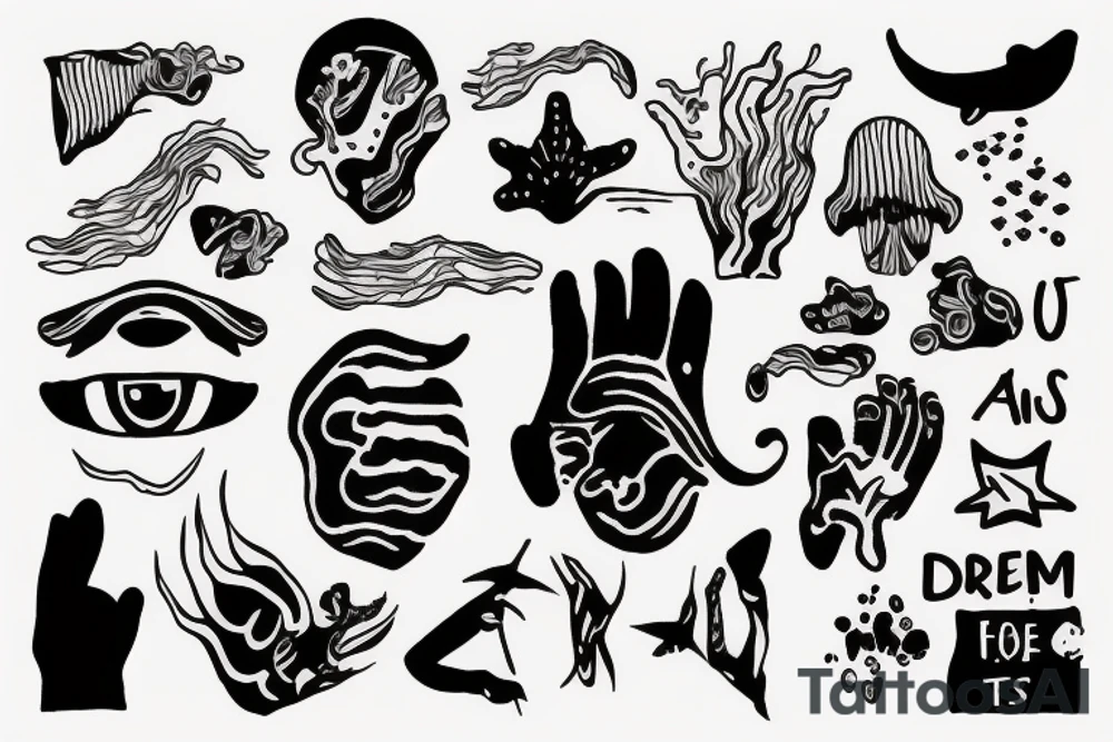 PTSD and feeling of drowning tattoo idea