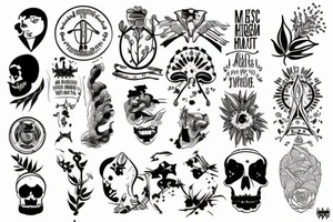 PTSD Mental health tattoo idea