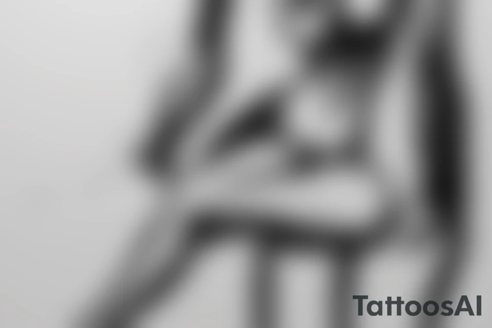 “Seated Figure” located at the Albertina Museum in Vienna tattoo idea