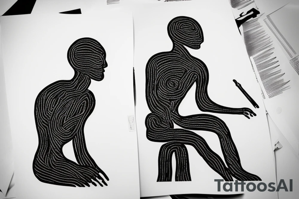 “Seated Figure” located at the Albertina Museum in Vienna tattoo idea