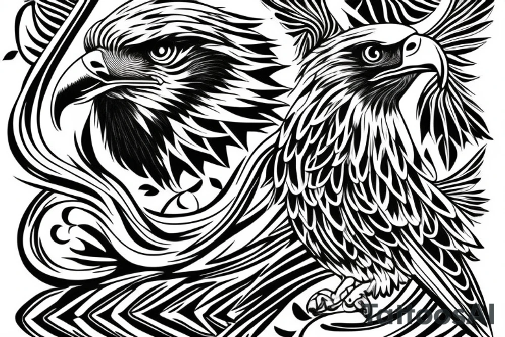 eagle tattoo idea