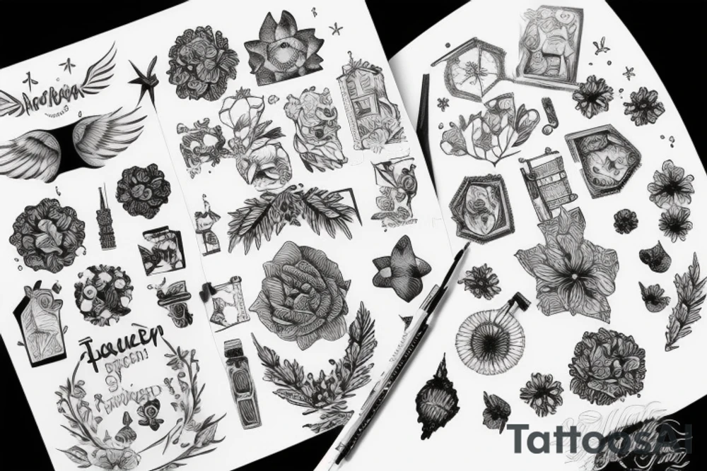 small town tattoo idea