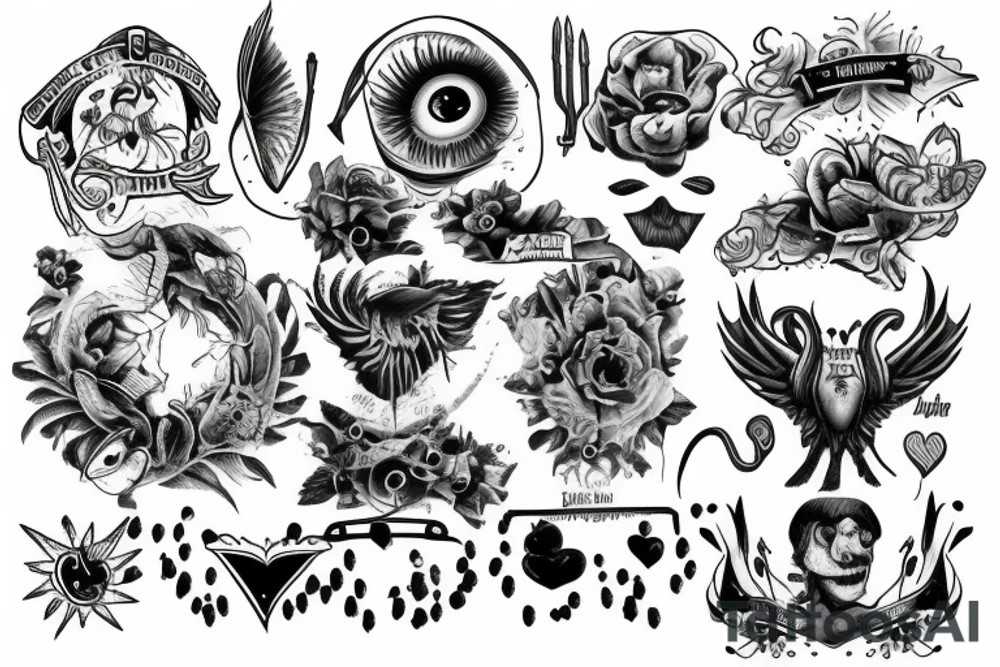 PTSD Mental health tattoo idea