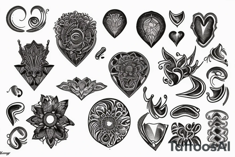 Simple Sternum tattoo idea