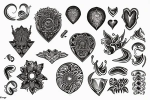 Simple Sternum tattoo idea