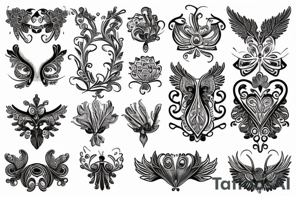 Simple Sternum tattoo idea
