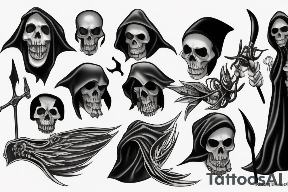 Grim reaper tattoo idea