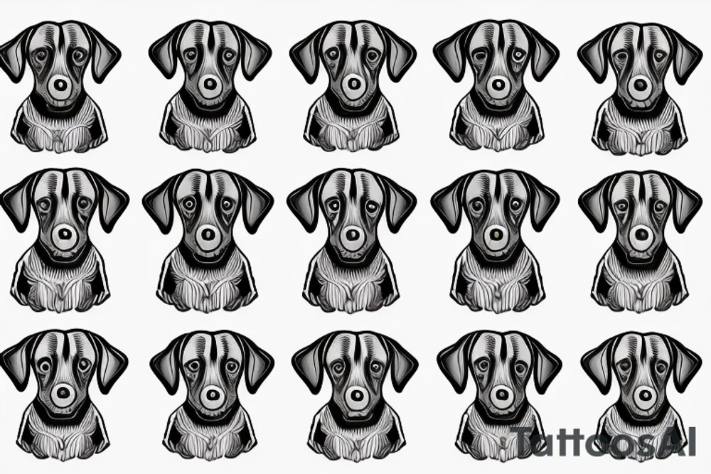 dachshund tattoo idea