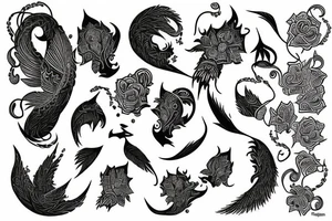 Trishool tattoo idea