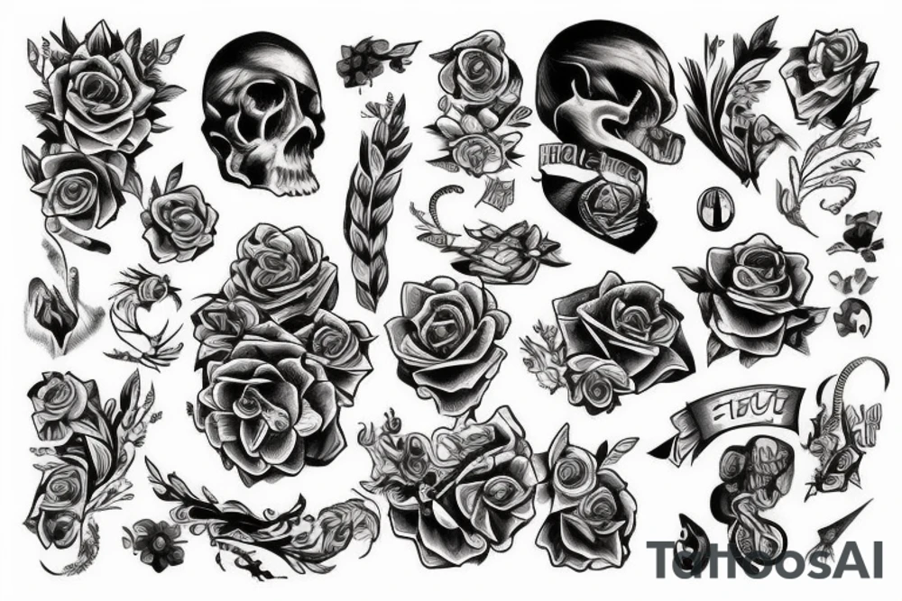 Плющ с птицами tattoo idea